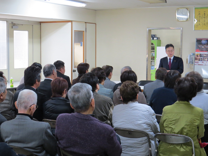 有田・海南地方にて国政報告